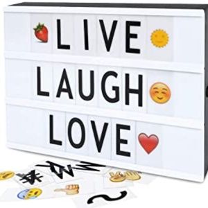 NWT Brookstone Cinematic Customizable LED Lightbox